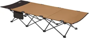 Horizon Cot, Foldable Camping Cot for Children & Adults, Durable Sleeping Pad with Steel Frame That Holds 300 lbs, Folding Bed Includes Side Storage (by Caddis Sports)