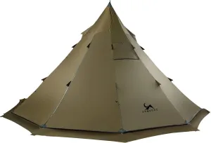 Hot Tent with Stove Jack for Camping Teepee Winter Tent Windproof and Waterproof 13.78ft in Diameter