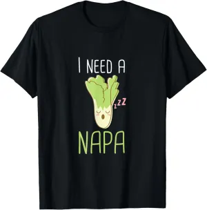 I Need a Napa Funny Nap Cabbage Kawaii Meme T-Shirt