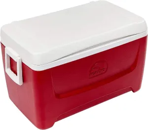 Igloo Island Breeze 48 Quart Cooler, Lava Red