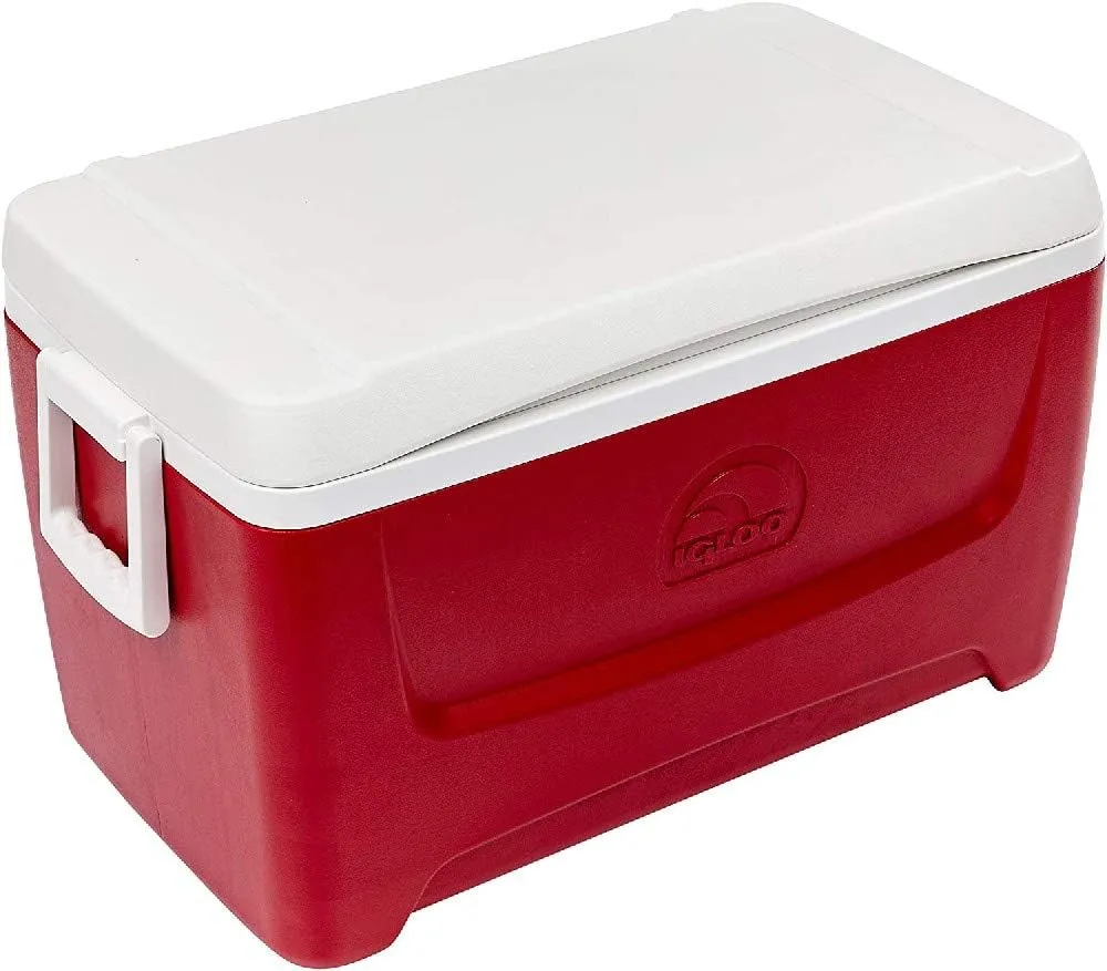 Igloo Island Breeze 48 Quart Cooler, Lava Red