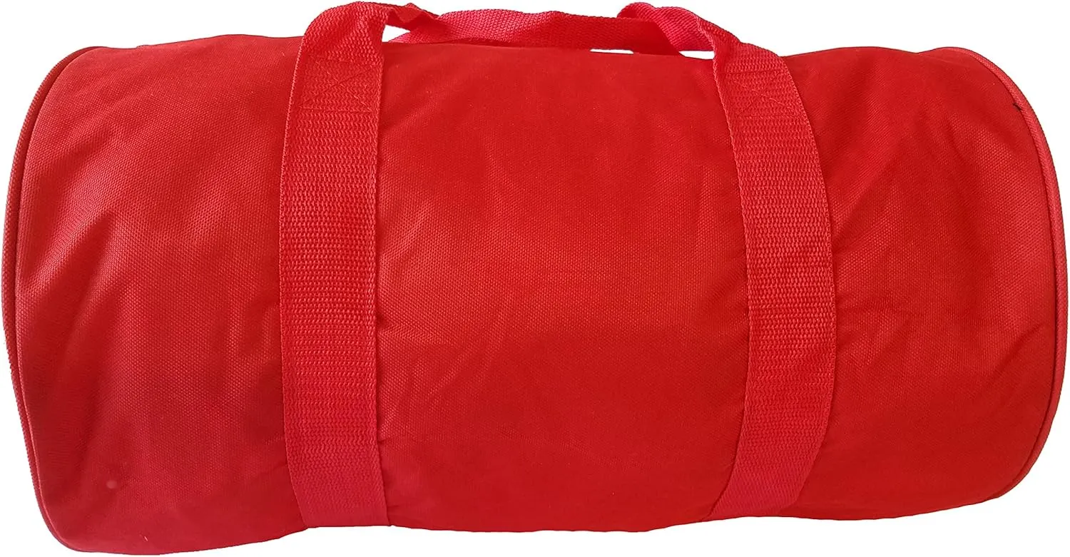 ImpecGear 18" Round Duffel Duffle Bag, Travel Bag, Gym Carry-On Bag, Sports Duffel Roll Bag