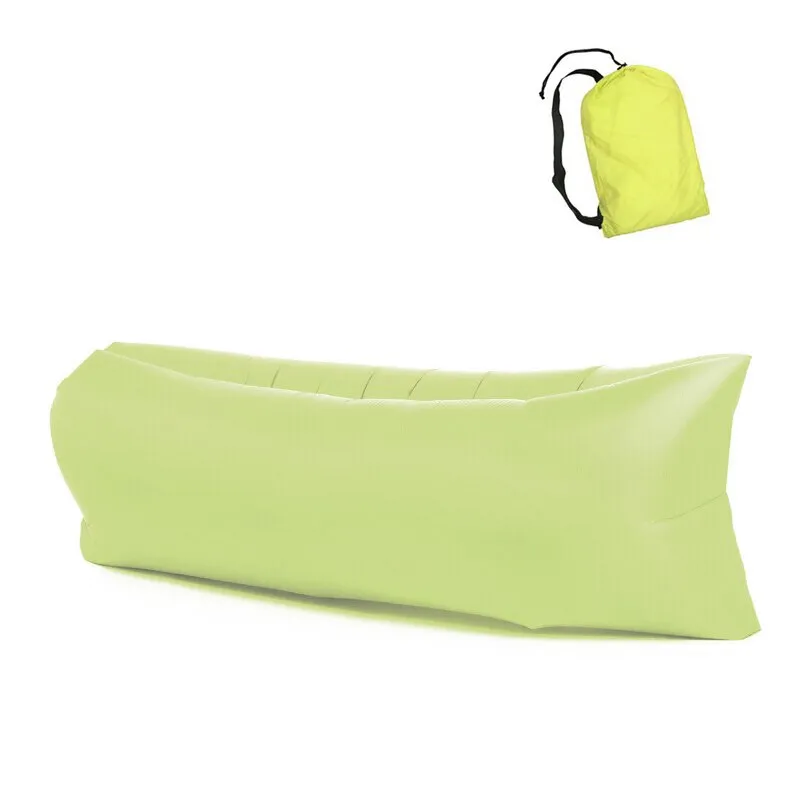 Inflatable Lounger Air Sofa Lightweight Beach Sleeping Bag Air Hammock Folding Rapid Inflatable Sofa