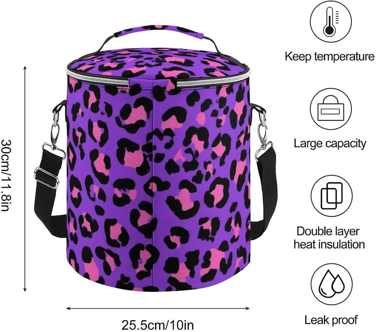Insulated Cooler Backpack with Leak-Proof Liner for Beach, Picnic, Camping Use