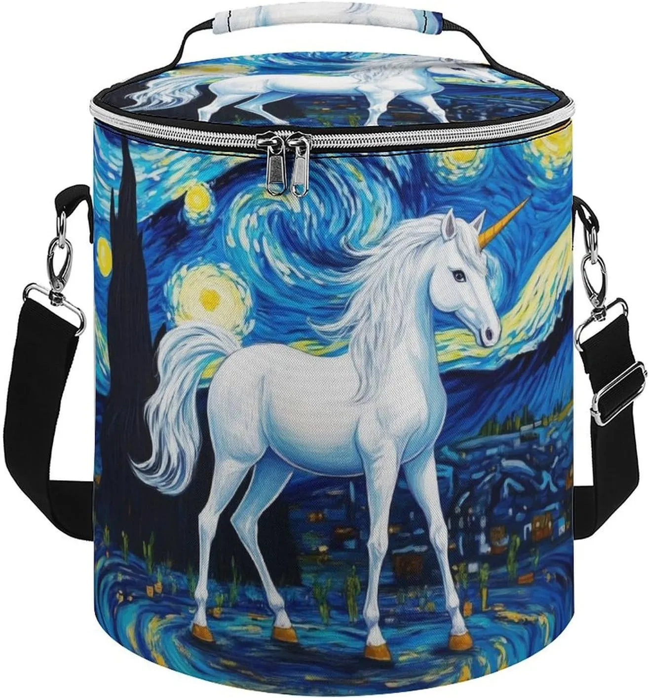 Insulated Soft Cooler Lunch Bag for Camping, Hiking, Beach, Picnic and Shopping