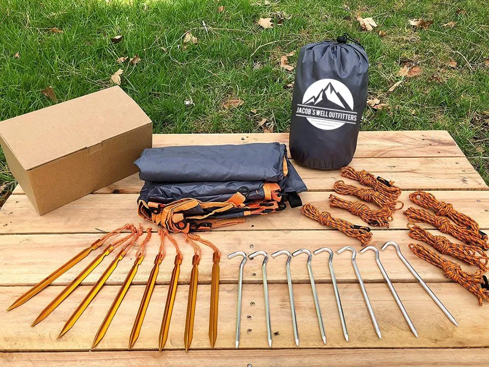 Jacob's Well Ultralight Camping Tarp 2 Pack