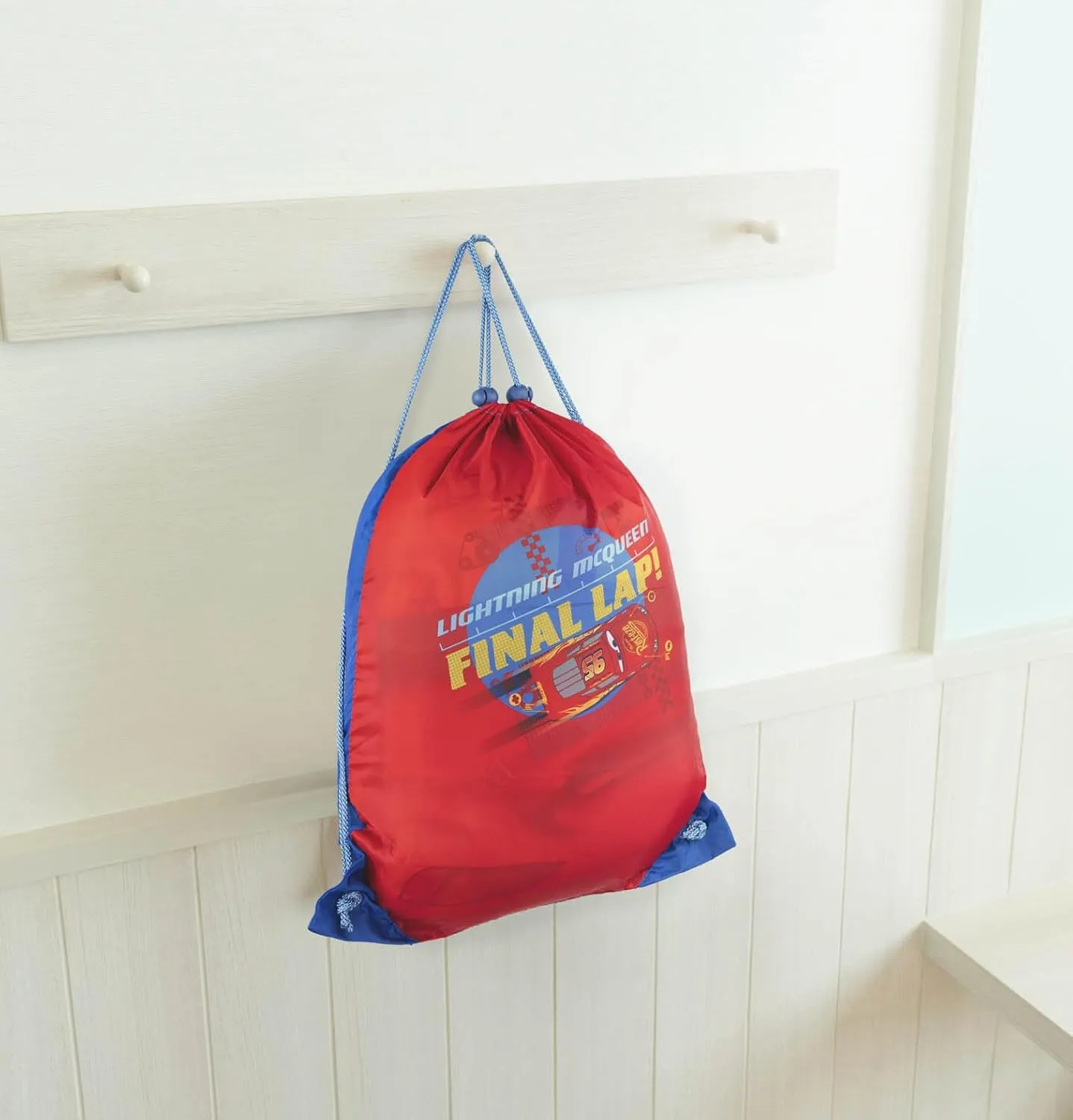 Jay Franco Disney Pixar Cars One of A Kind Slumber Sack - Cozy & Warm Kids Lightweight Slumber Bag/Sleeping Bag - Featuring Lighting McQueen