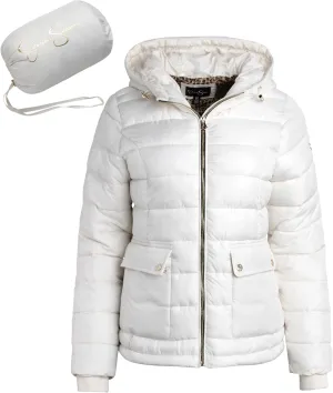 Jessica Simpson Women's Puffer Jacket - Full Zip Up Insulated Quilted Jackets for Women - Cozy Women Winter Coats (S-XL)