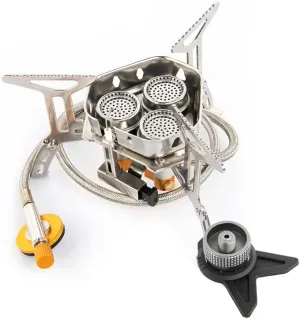 JSEIAJB Camping Tourist Burner Big Power Gas Stove Cookware Portable Furnace Picnic Barbecue Tourism Supplies Outdoor