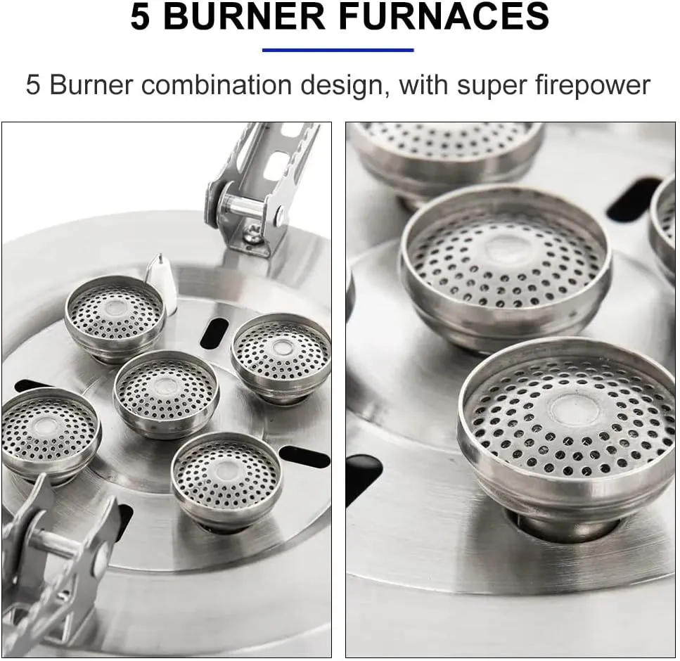 JSEIAJB Camping Tourist Burner Big Power Gas Stove Cookware Portable Furnace Picnic Barbecue Tourism Supplies