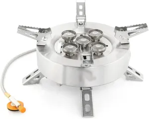 JSEIAJB Camping Tourist Burner Big Power Gas Stove Cookware Portable Furnace Picnic Barbecue Tourism Supplies