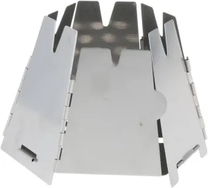 JSEIAJB Portable Stainless Steel Wood Burning Stove Outdoor Backpacking Hiking Traveling Picnic Bbq