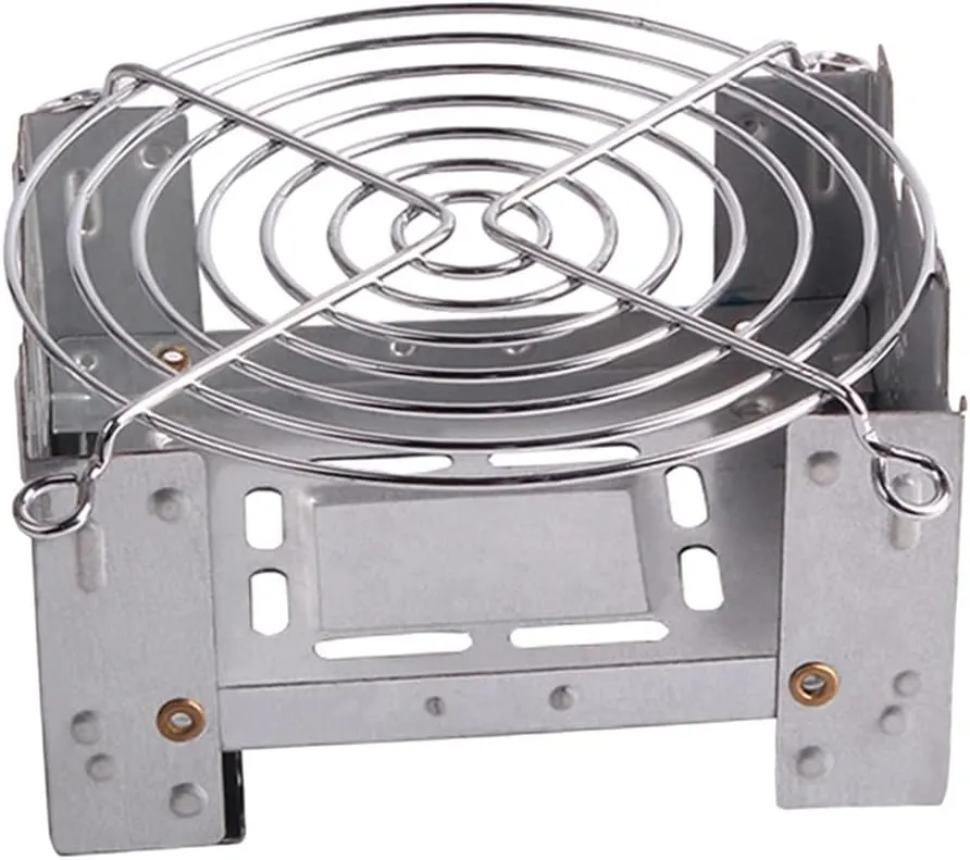 JSEIAJB Steel Folding Stove Burner Pocket Stove W/Stand Rack for Outdoor Bbq Picnic Camping
