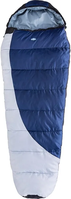 Kamp-Rite Kitimat Mummy Sleeping Bag, Blue/Gray