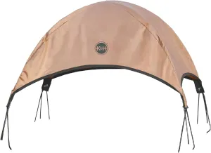 K&H Pet Products Outdoor Elevated Dog Cot Canopy, Cooling Sun Tent Shades Pets, Washable, Water-Resistant, Designed to Fit K&H Large Elevated Dog Cots (Sold Separately) - Large 42 X 30in Tan