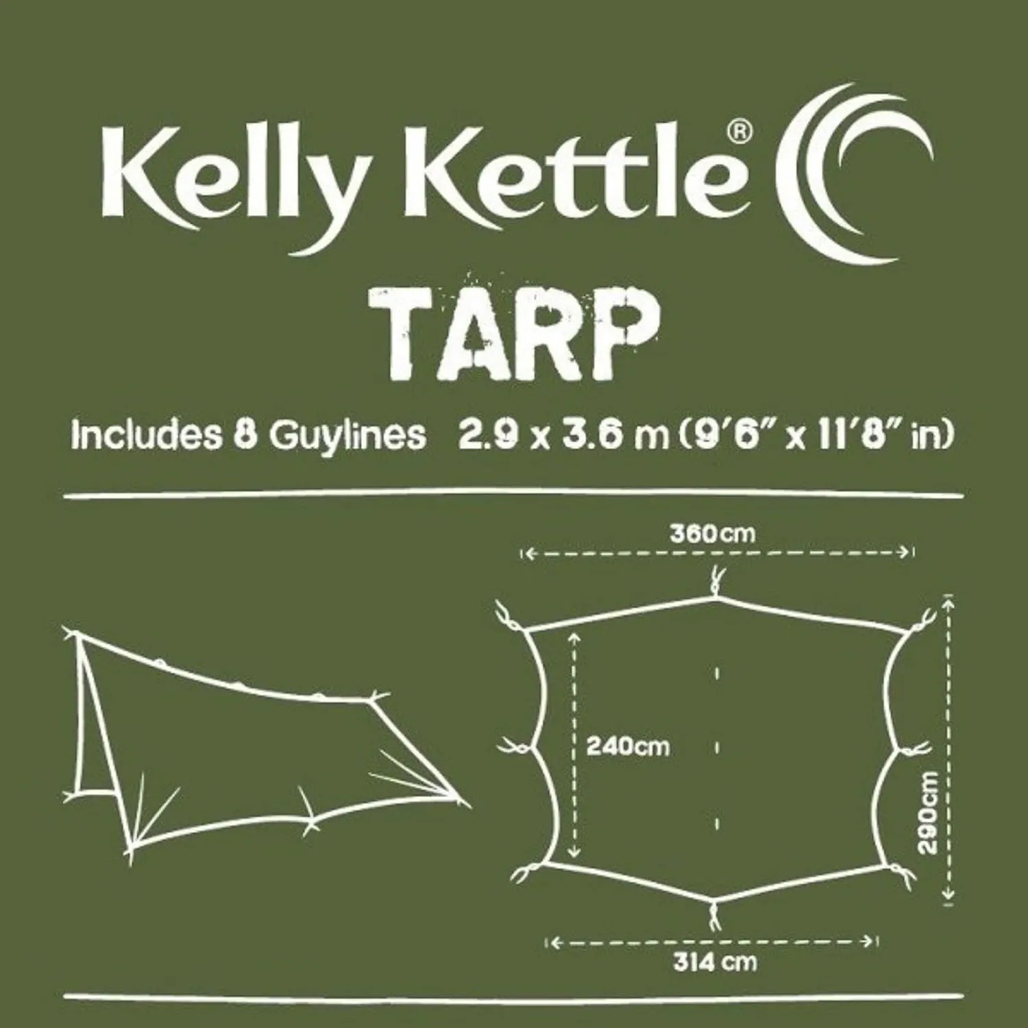 Kelly Kettle Waterproof Camping Tarp