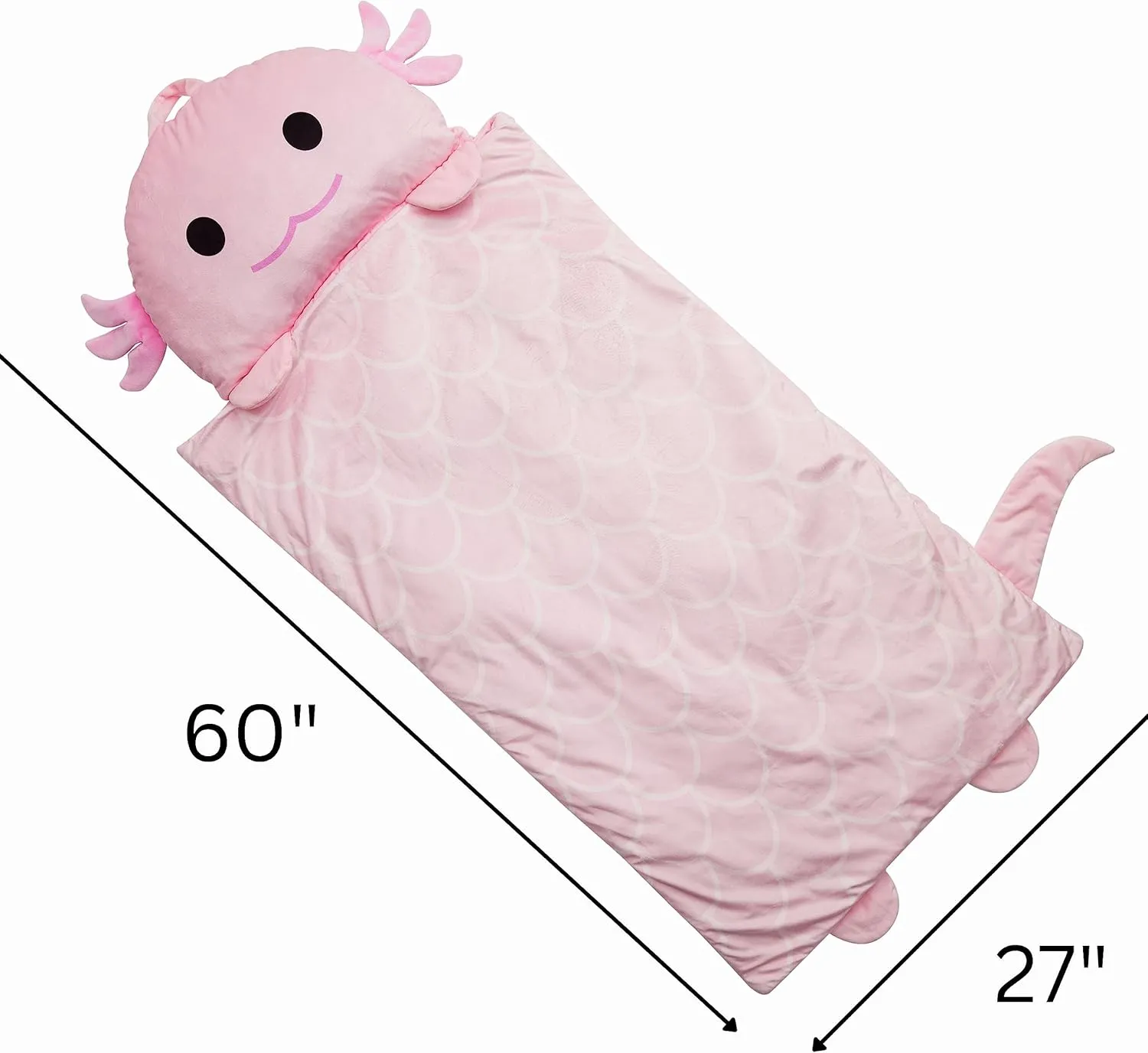Kid's Nap Buddies Character Preschool Nap Mat, Toddler Sleeping Bag with Pillow for Daycare, Ages 3 