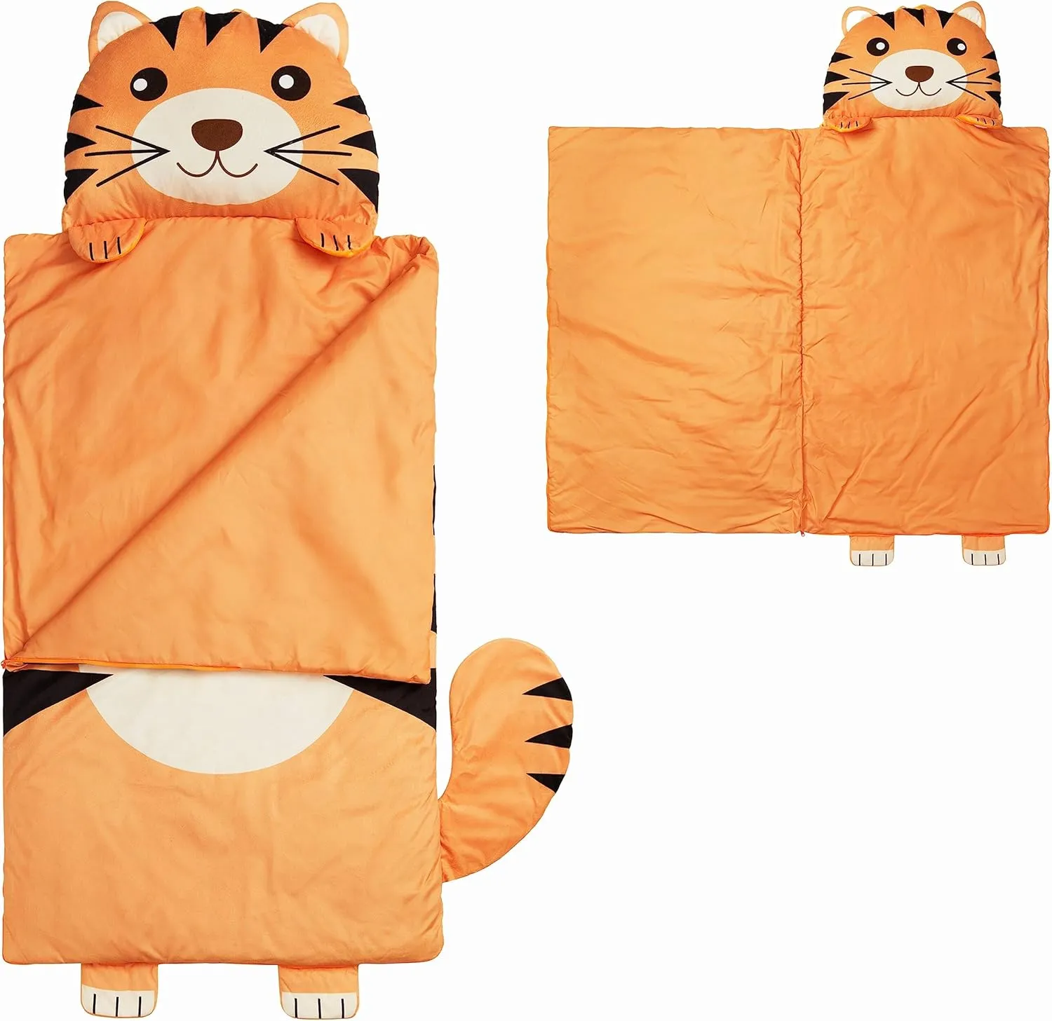 Kid's Nap Buddies Character Preschool Nap Mat, Toddler Sleeping Bag with Pillow for Daycare, Ages 3 