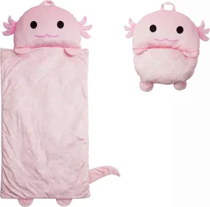 Kid's Nap Buddies Character Preschool Nap Mat, Toddler Sleeping Bag with Pillow for Daycare, Ages 3 
