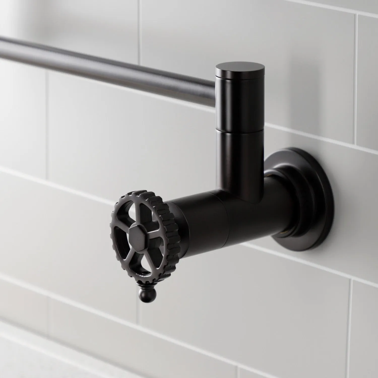 Kingston Brass KS4105CG Fuller Wall Mount Pot Filler Faucet, Oil Rubbed Bronze