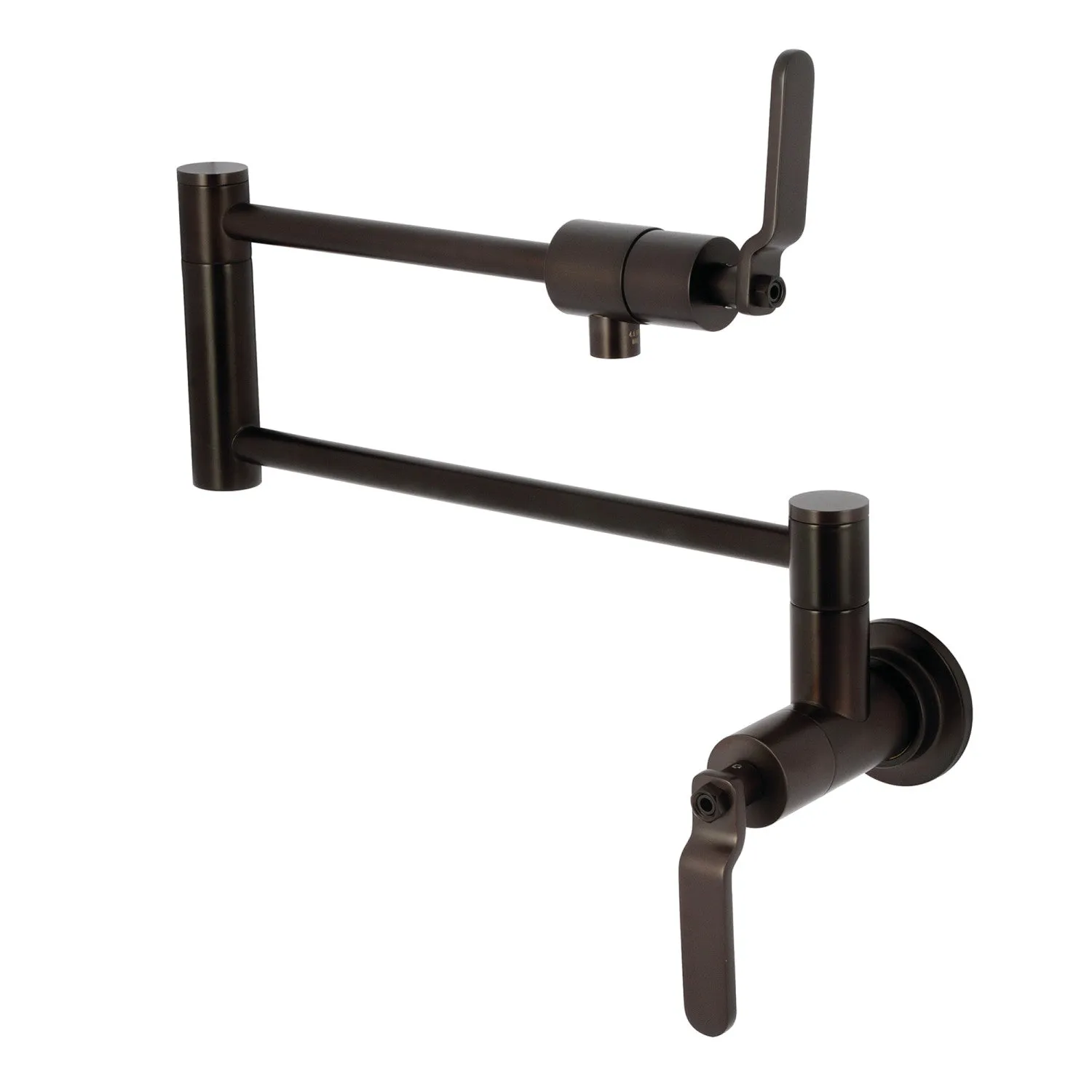 Kingston Brass KS4105KL Whitaker Wall Mount Pot Filler Faucet, Oil Rubbed Bronze