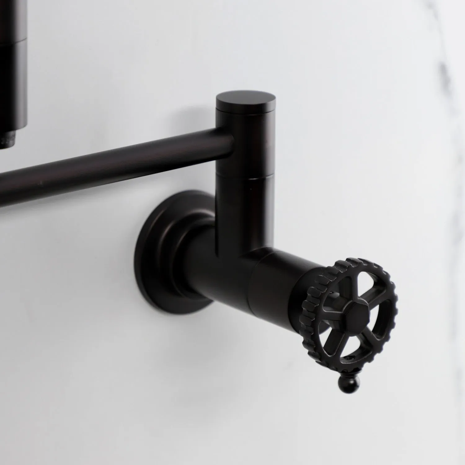 Kingston Brass KS8105CG Fuller Wall Mount Pot Filler Faucet, Oil Rubbed Bronze