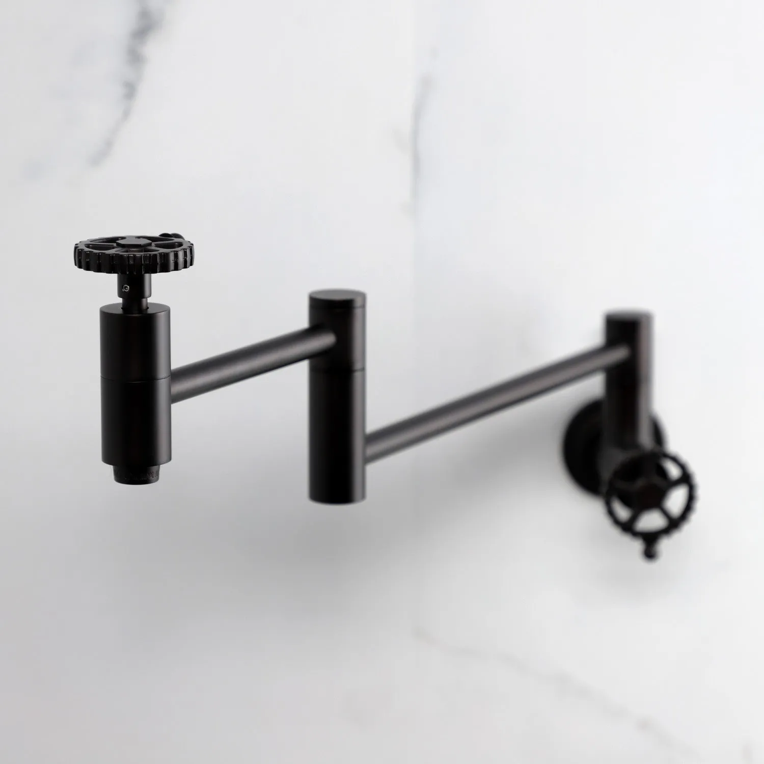 Kingston Brass KS8105CG Fuller Wall Mount Pot Filler Faucet, Oil Rubbed Bronze