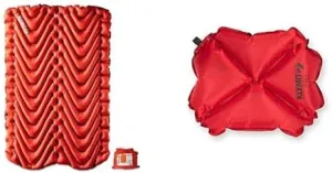 Klymit Insulated Static V 2-Person Inflatable Sleeping Pad   2 Inflatable Pillows