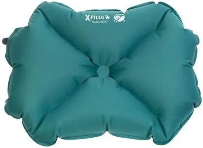 Klymit Pillow X Travel Pillow, Lightweight Inflatable Hybrid Airplane, Backpacking, Hammock, and Camping Pillow