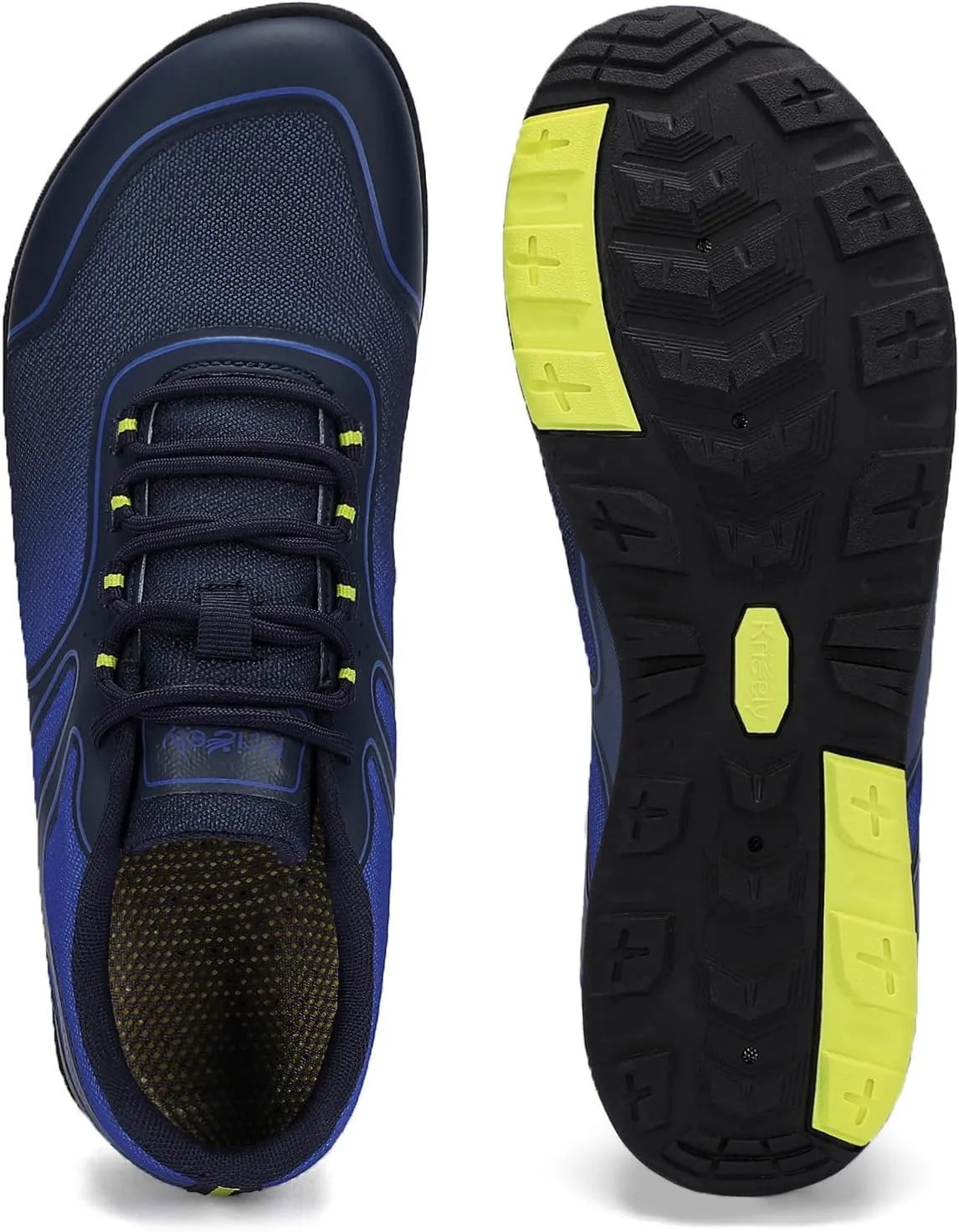 Kricely Water Shoes Men Quick Drying Outdoor Barefoot Minimalist Wide Toe Box Shoes Grounded Footwear for Beach Fishing Fitness Workout Athletic Sneakers