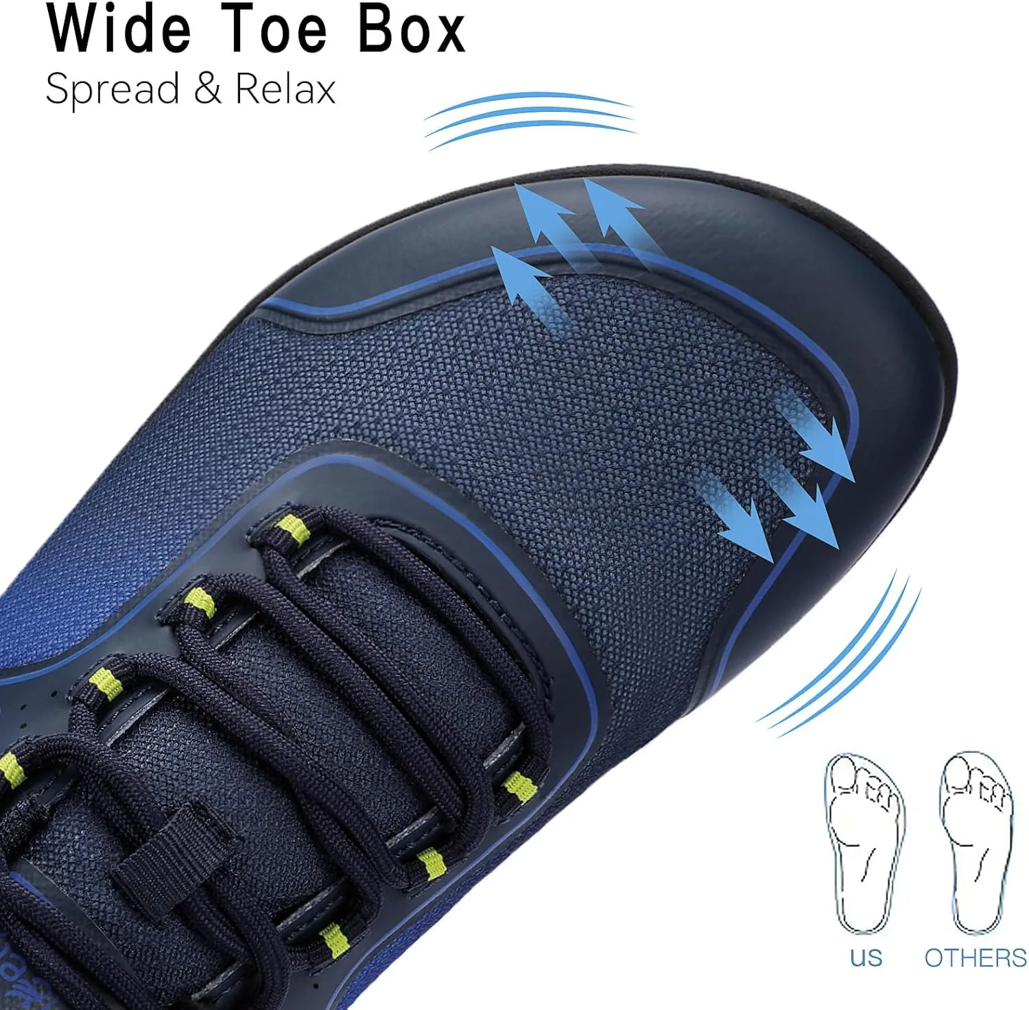 Kricely Water Shoes Men Quick Drying Outdoor Barefoot Minimalist Wide Toe Box Shoes Grounded Footwear for Beach Fishing Fitness Workout Athletic Sneakers