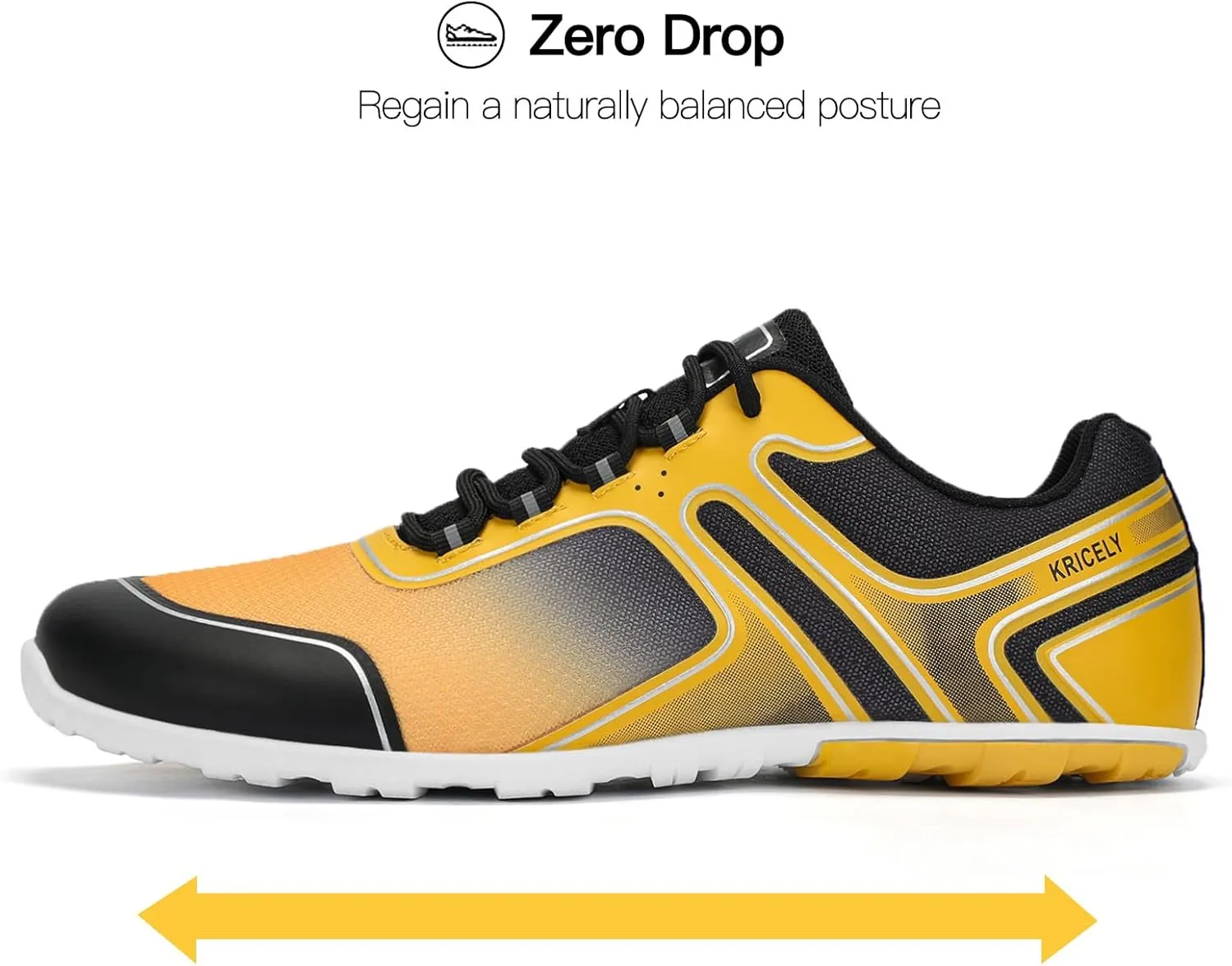 Kricely Water Shoes Men Quick Drying Outdoor Barefoot Minimalist Wide Toe Box Shoes Grounded Footwear for Beach Fishing Fitness Workout Athletic Sneakers