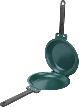 Kudoo Titanium Steel Frying Pan, Non-Stick, Double-Sided, Electric Stovetop Compatible, 12"