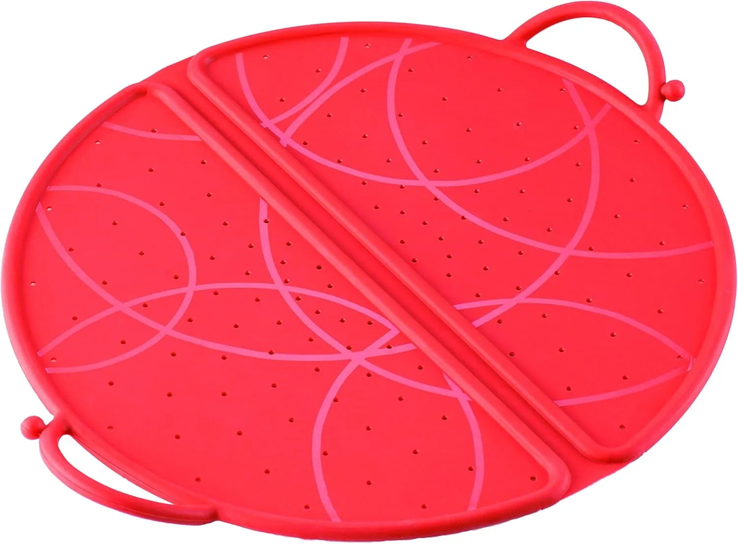 Kuhn Rikon Foldable Splatter Guard, 12-Inch, Red