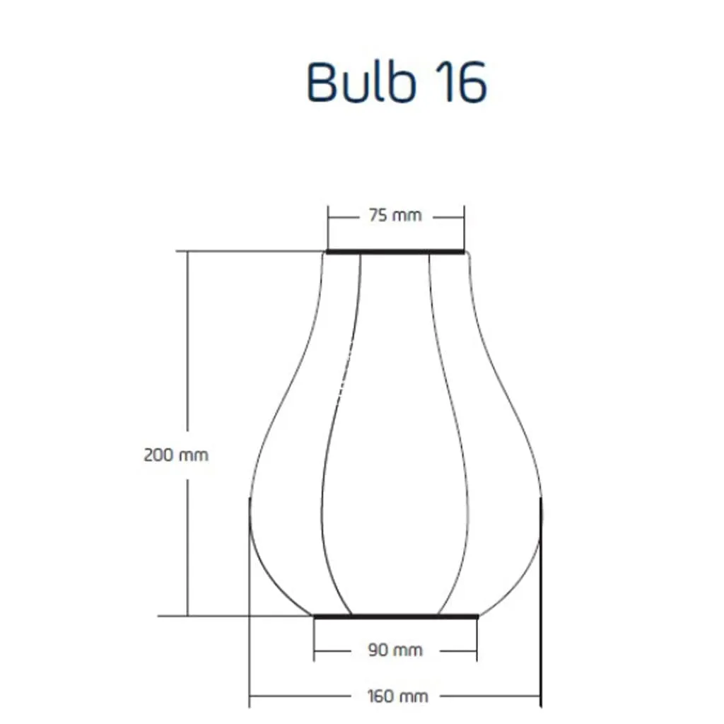 Lace Bulb 16 - Taupe - Solar Lantern