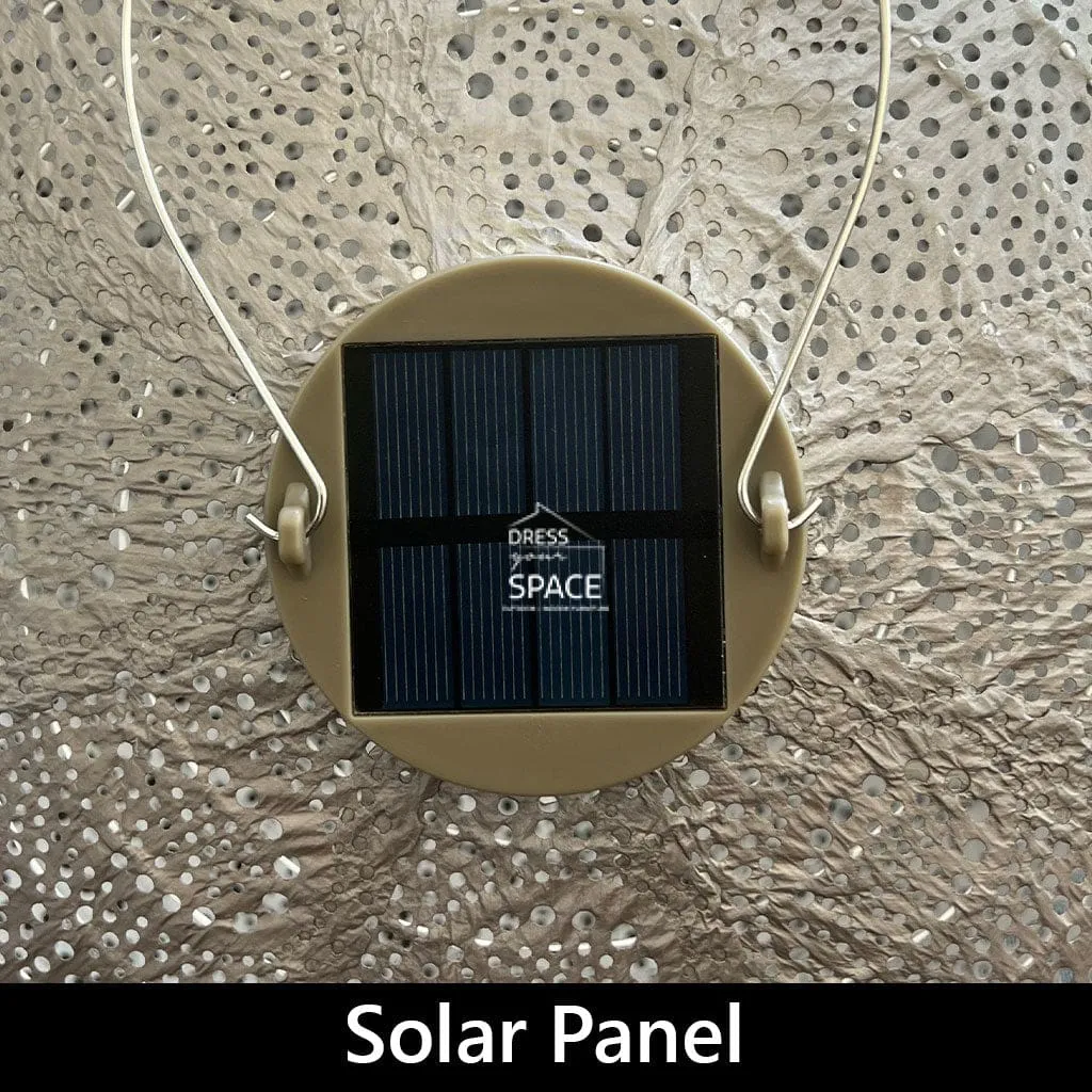 Lace Bulb 16 - Taupe - Solar Lantern