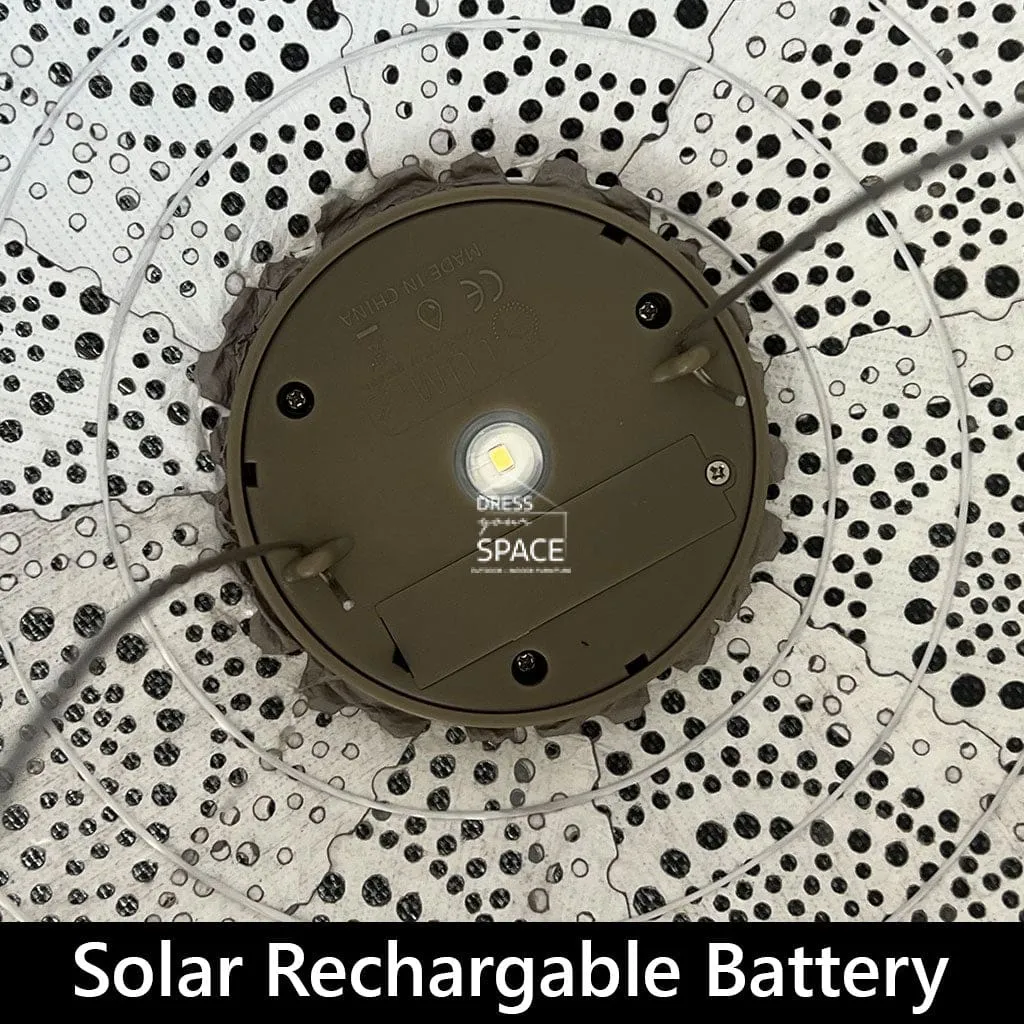 Lace Bulb 16 - Taupe - Solar Lantern