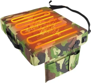 LAFANDE Heated Seat Cushion, Hunting Seat Tree Stand, Heated Stadium Seats, Portable Heated Seat with 3 Heat Setting for Hunting, Camping, Fishing, for Fishing Concert