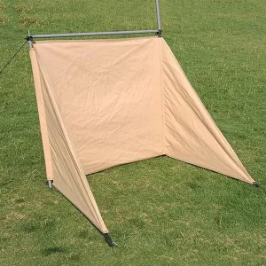 LANGWEI Camping Windscreen, Foldable Outdoor Camping Shelter Gas Stove Burner Windscreen Waterproof Windshield Tent for Picnic BBQ Beach