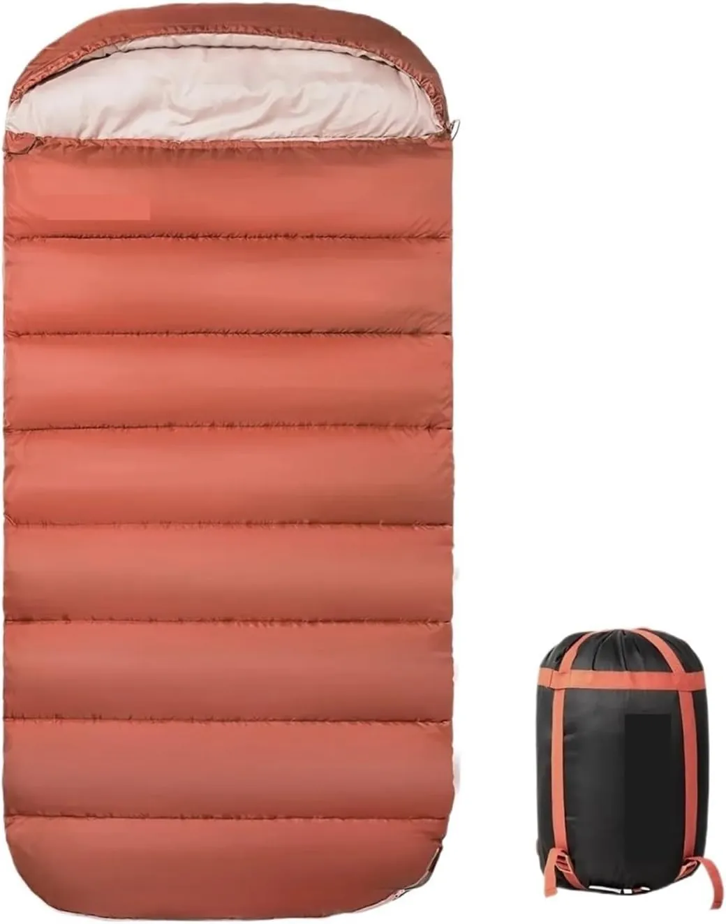 Large Camping Sleeping Bag Lightweight 3 Season Loose Widen Bag Long Size for Adult Rest Hiking Fishing