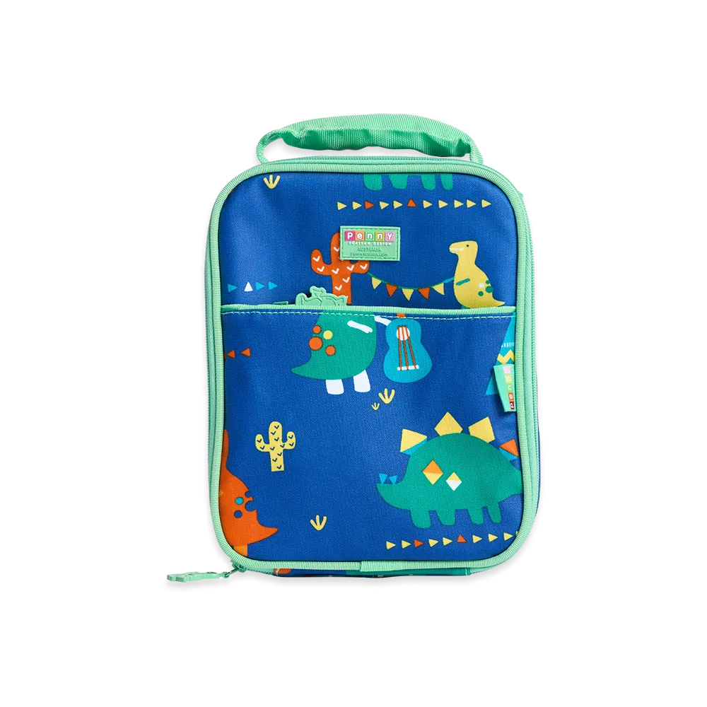 Large Insulated Lunch Bag - Dino Rock