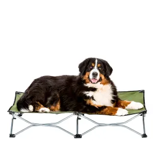 Large Portable Pup Pet Bed - Green