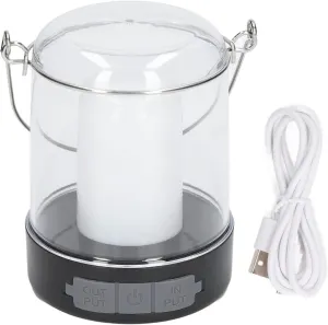LED Camping Lantern 3 Modes 360° Luminous Rechargeable Waterproof Portable Camping Lights with Portable Emergency for Survival Hiking