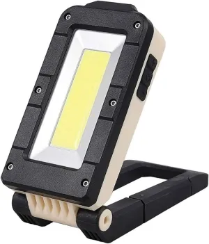 LED Camping Lantern, Rechargeable COB Magnetic Work Light, 4 Lighting Modes Collapsible Camping Flashlight with Magnetic Base & Clip USB Operated, for Backpacking