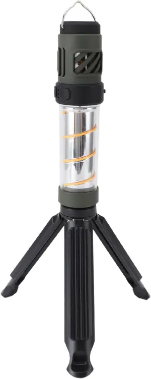 LED Camping Lantern USB Rechargeable Magnetic Stand Compact Portable Light for Outdoor Hiking with White Light   Warm Light ABS Material