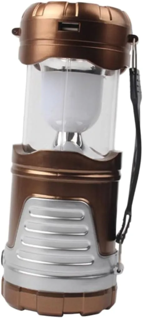 Led Hiking Light Solar Handheld Camping Lamp Rechargeable Emergency Outdoor Lantern for Home