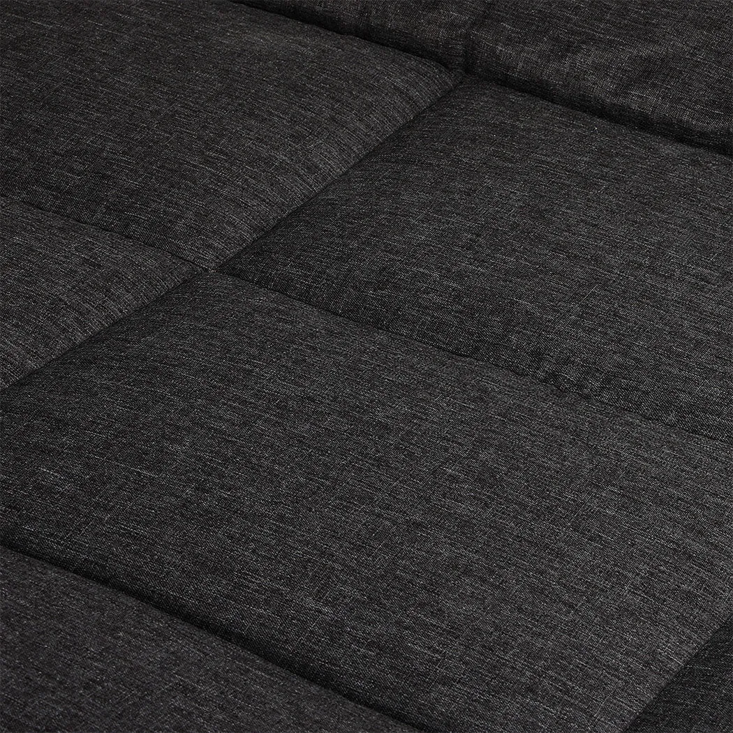 Levede Folding Camping Bed Camp Cots Black-NT_Metro