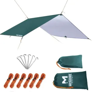 Lightweight Rain Fly Waterproof Tent with Stakes and Carrying Bag, Ripstop Nylon Fabric, for Camping, Backpacking and Outdoor Adventure