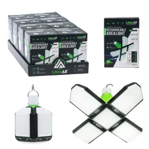LitezAll Rechargeable Lantern with Fold-Out Panels