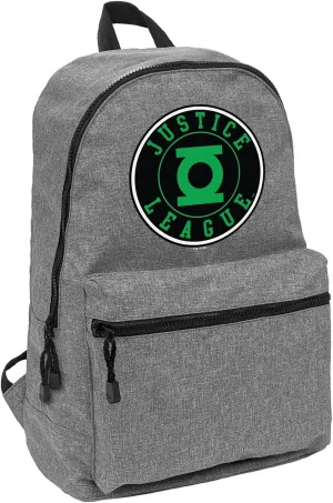 LOGOVISION Justice League Green Lantern Athletic Logo Lightweight Backpack for Work School Daily Use Packable for Travel